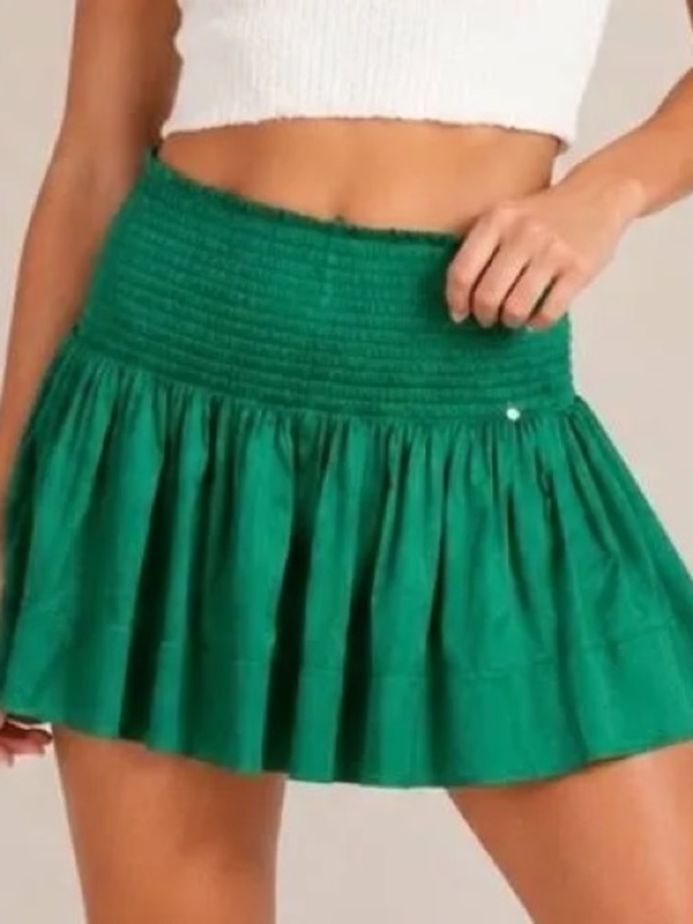 Natural Life Daisy Shorts Green XS